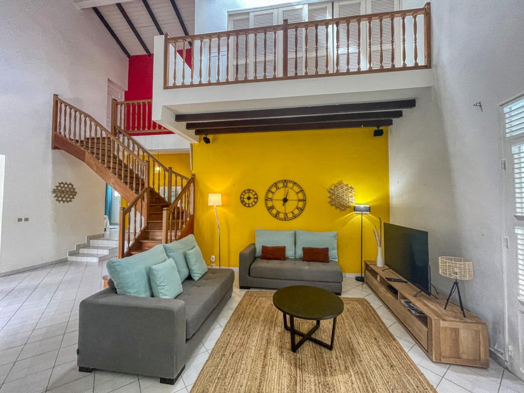 18.Location villa piscine Saint François Guadeloupe_Salon
